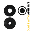 Back Camera Lens (Glass Only) With Adhesive For Xiaomi Redmi 13 4G