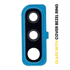 Back Camera Lens With Cover Bezel Ring For Samsung Galaxy A50 (A505 / 2019) (Blue)