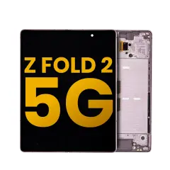 Inner OLED Assembly With Frame For Samsung Galaxy Z Fold 2 5G (Refurbished) (Mystic Bronze)