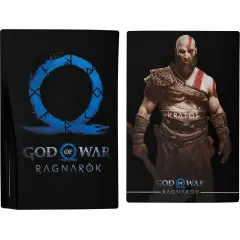 Faceplate Cover (Top & Bottom) For PlayStation 5 (1000 / 1100 / 1200) (God of War)