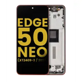 OLED Assembly With Frame For Motorola Moto Edge 50 Neo (XT2409-3 / 2024) (Refurbished) (Poinciana)