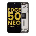 OLED Assembly With Frame For Motorola Moto Edge 50 Neo (XT2409-3 / 2024) (Refurbished) (Latte)