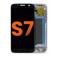 OLED Assembly With Frame For Samsung Galaxy S7 (Blemish: Grade D) (All US Models) (Black Onyx)