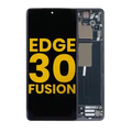 OLED Assembly With Frame For Motorola Moto Edge 30 Fusion (XT2243 / 2022) (Refurbished) (Cosmic Gray)