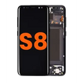 OLED Assembly With Frame For Samsung Galaxy S8 (Blemish: Grade B) (Midnight Black)