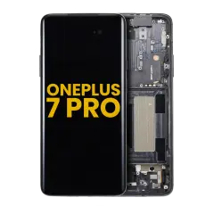 OLED Assembly With Frame For OnePlus 7 Pro / 7T Pro (Refurbished) (Mirror Gray)