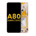 OLED Assembly With Frame For Samsung Galaxy A80 (A805 / 2019) (Refurbished) (Angel Gold)