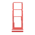 Dual Sim Card Tray For Samsung Galaxy A12 (A125 / 2020) (Red)