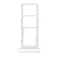 Dual Sim Card Tray For Samsung Galaxy A02S (A025 / 2020) / A03 (A035 / 2021) (White)