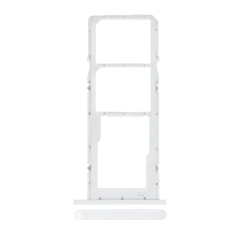 Dual Sim Card Tray For Samsung Galaxy A02S (A025 / 2020) / A03 (A035 / 2021) (White)