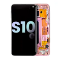 OLED Assembly With Frame For Samsung Galaxy S10E (Service Pack) (Flamingo Pink)