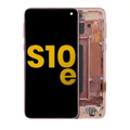 OLED Assembly With Frame For Samsung Galaxy S10E (Refurbished) (Flamingo Pink)