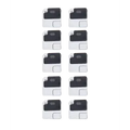 Flash Light / Power Flex Bracket With Microphone Mesh For iPhone 12 (Black) (10 Pack)