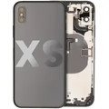 Back Housing W/ Small Components Pre-Installed For iPhone XS (Used OEM Pull: Grade B) (Space Gray)