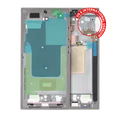 Mid-Frame Housing For Samsung Galaxy S24 Ultra 5G (US & International Version) (Titanium Gray)