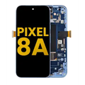 OLED Assembly With Frame (With Fingerprint Sensor ) For Google Pixel 8A (Refurbished) (Bay)