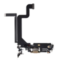 Charging Port Flex Cable For iPhone 14 Pro Max (Premium) (Gold)