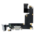 Charging Port Flex Cable For iPhone 6 Plus (Aftermarket) (Silver)