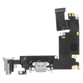 Charging Port Flex Cable For iPhone 6 Plus (Premium) (Silver)