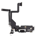 Charging Port Flex Cable For iPhone 14 Pro (Used OEM Pull) (Deep Purple)