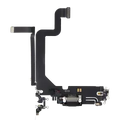 Charging Port Flex Cable For iPhone 14 Pro Max (Premium) (Space Black)