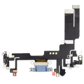 Charging Port Flex Cable For iPhone 14 (Aftermarket Plus) (Blue)