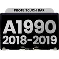 Complete LCD Display Assembly For MacBook Pro 15" A1990 (2018-2019) (Used OEM Pull: Grade B) (Silver)