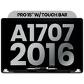 Complete LCD Display Assembly For MacBook Pro 15" A1707 (2016-2017) (Used OEM Pull: Grade B) (Space Gray)