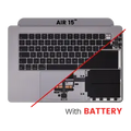 Top Case Assembly With Battery And Keyboard For MacBook Air 15" (A2941 / Mid 2023) (UK Keyboard) (Space Gray)
