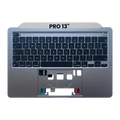 Top Case with Keyboard (ISO UK) For MacBook Pro 13" A2338 (2020) (Space Gray)
