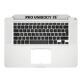 Top Case with Keyboard (ISO UK) For MacBook Pro 15" A1286 (2009)