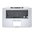 Top Case with Keyboard (ANSI US) For MacBook Pro 15" A1286 (2008)
