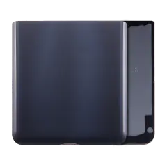 Bottom Back Cover Glass For Samsung Galaxy Z Flip 5G (F707) (Service Pack) (Mystic Black)