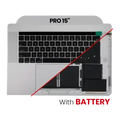 Top Case with Battery and Keyboard (ISO UK) For MacBook Pro 15" A1707 (2016-2017) (Space Gray)