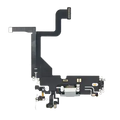 Charging Port Flex Cable For iPhone 13 Pro (Premium) (Silver)