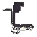 Charging Port Flex Cable For iPhone 15 Pro (Aftermarket Plus) (White Titanium)