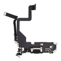 Charging Port Flex Cable For iPhone 14 Pro (Used OEM Pull) (Space Black)