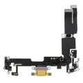 Charging Port Flex Cable For iPhone 14 Plus (Used OEM Pull) (Yellow)