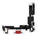 Charging Port Flex Cable For iPhone 14 Plus (Used OEM Pull) (Red)