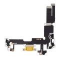 Charging Port Flex Cable For iPhone 14 Plus (Aftermarket Plus) (Yellow)