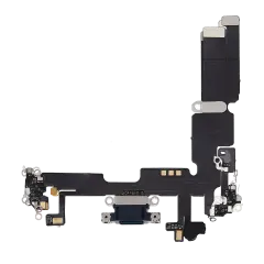 Charging Port Flex Cable For iPhone 14 Plus (Aftermarket Plus) (Midnight)