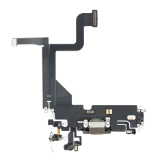 Charging Port Flex Cable For iPhone 13 Pro (Premium) (Gold)