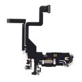 Charging Port Flex Cable For iPhone 14 Pro (Aftermarket Plus) (Space Black)
