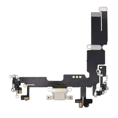 Charging Port Flex Cable For iPhone 14 Plus (Aftermarket Plus) (Starlight)