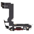 Charging Port Flex Cable For iPhone 13 Mini (Used OEM Pull) (Red)