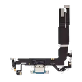Charging Port Flex Cable For iPhone 16 (Premium) (Teal)