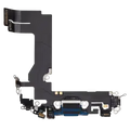 Charging Port Flex Cable For iPhone 13 Mini (Used OEM Pull) (Blue)