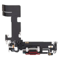 Charging Port Flex Cable For iPhone 13 (Used OEM Pull) (Red)