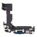 Charging Port Flex Cable For iPhone 13 (Used OEM Pull) (Blue)