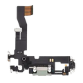 Charging Port Flex Cable For iPhone 12 (Used OEM Pull) (Green)